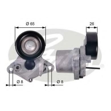 Rola intinzator,curea transmisie HYUNDAI LAVITA (FC), HYUNDAI CLICK (TB), KIA SPECTRA limuzina (LD) - GATES T39123