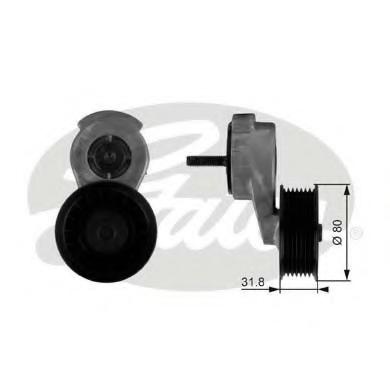 Rola intinzator,curea transmisie JEEP GRAND CHEROKEE (ZJ), DODGE DAKOTA, DODGE RAM 1500 pick-up (D1, DC, DH, DM, DR) - GATES T38116