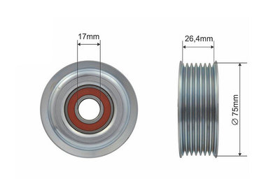 ROLA INTINZATOR CUREA TRANSMISIE LEXUS IS II, TOYO