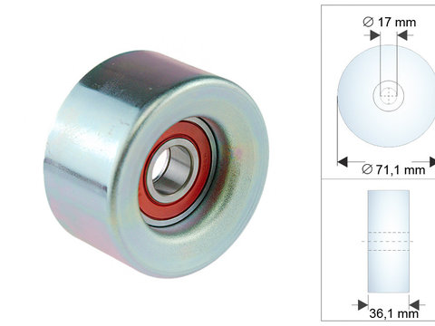 ROLA INTINZATOR CUREA TRANSMISIE, MAZDA 6 RFT 2.0CITD 16V 2002-2013, MPV 2.0CITD 16V,MAZDA 3,5 2.0CITD