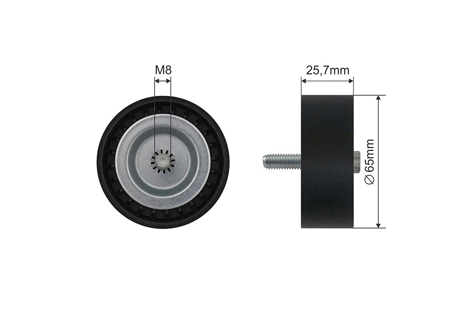 ROLA INTINZATOR CUREA TRANSMISIE, MERCEDES A (V177), A (W177), B SPORTS TOURER (W247), C (C204), C (C205), C T-MODEL (S204), C T-MODEL (S205), C (W204) 1.6/2.0/2.0CNG 01.08-