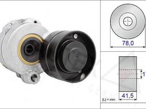 Rola intinzator,curea transmisie MERCEDES-BENZ ATEGO, MERCEDES-BENZ TRAVEGO (O 580), MERCEDES-BENZ ECONIC - AUTEX 654380