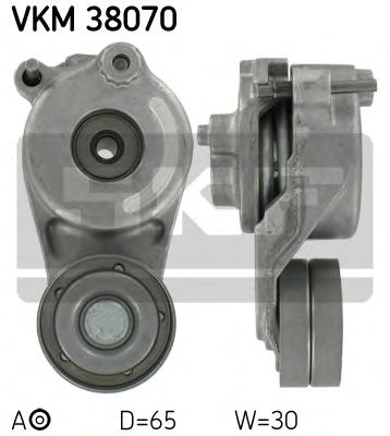 Rola intinzator curea transmisie MERCEDES GL-CLASS (X164) (2006 - 2016) QWP WBT085