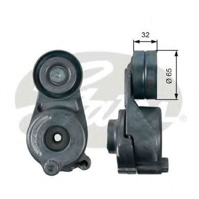 Rola intinzator,curea transmisie MERCEDES GL-CLASS (X164) (2006 - 2012) GATES T39208 piesa NOUA