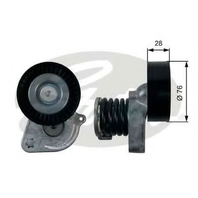 Rola intinzator curea transmisie MERCEDES SLK (R172) (2011 - 2016) GATES T39207