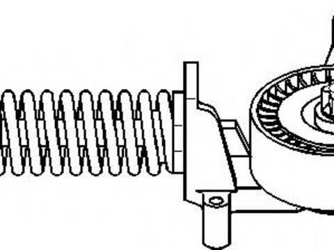 Rola intinzator,curea transmisie OPEL VITA B (73_, 78_, 79_), OPEL ASTRA G hatchback (F48_, F08_), OPEL ASTRA G combi (F35_) - TOPRAN 206 230