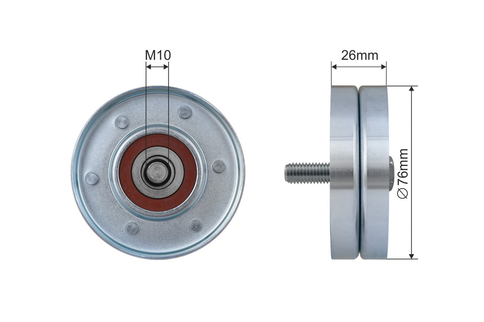 ROLA INTINZATOR CUREA TRANSMISIE, SEAT LEON, TOLED