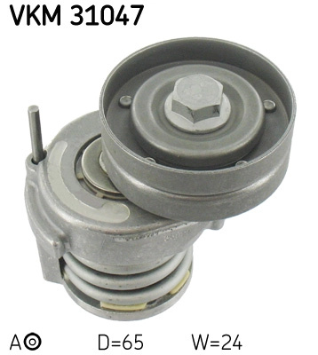 Rola intinzator,curea transmisie SKF VKM31047 la SKODA OCTAVIA II (1Z3) 2004 2005 2006 2007 2008 2009 2010 2011 2012 2013