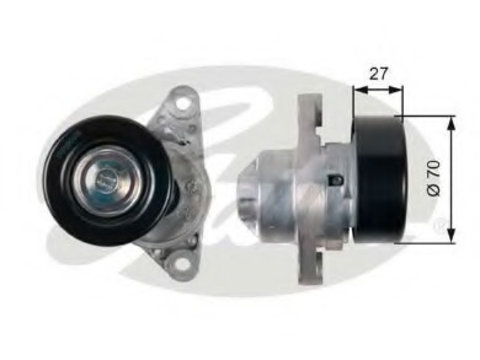 Rola intinzator curea transmisie T38273 GATES pentru Chevrolet Epica Daewoo Tosca Daewoo Magnus