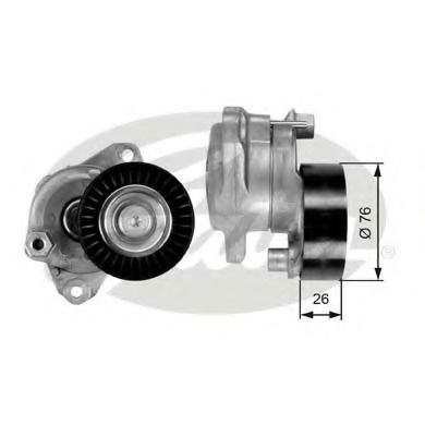 Rola intinzator curea transmisie T38390 GATES pentru Mercedes-benz C-class Mercedes-benz Sls Mercedes-benz M-class Mercedes-benz Cls Mercedes-benz Clk Mercedes-benz R-class Mercedes-benz S-class Mercedes-benz E-class Mercedes-benz Sl