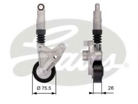 Rola intinzator curea transmisie T39043 GATES pentru Vw Touareg Audi Q7 Audi A6 Audi A8 Audi A4 Vw Phaeton Audi A5 Audi Q5