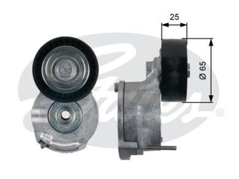 Rola intinzator curea transmisie T39188 GATES pentru Ford Grand Ford Mondeo Ford Galaxy Ford S-max Ford C-max Ford Focus Ford Kuga