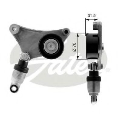 Rola intinzator curea transmisie TOYOTA CAMRY (MCV3_, ACV3_, _XV3_) (2001 - 2006) GATES T38216