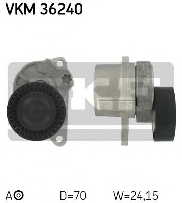Rola intinzator curea transmisie VOLVO V70 Mk II (