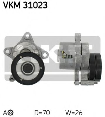 Rola intinzator curea transmisie VW CADDY II combi