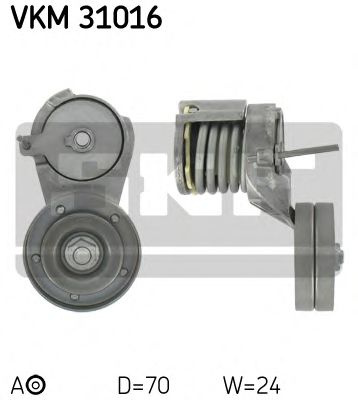 Rola intinzator curea transmisie VW GOLF 4 (1J1) (