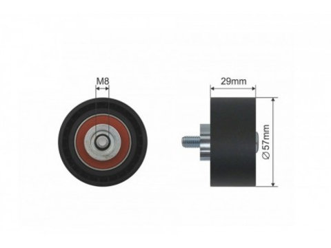 Rola Intinzator Curea Vectransmisie, Alfa Romeo 145, 161-54