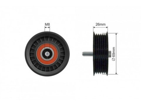 Rola Intinzator Curea Vectransmisie, Mercedes C (C204), 500279