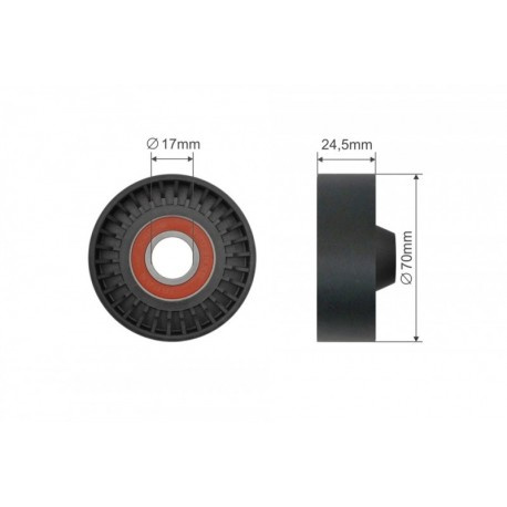 Rola Intinzator Curea Vectransmisie, Volvo C70 I, 341-00