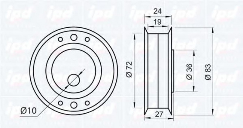Rola Intinzator curea VW GOLF III Variant 1H5 IPD 140100
