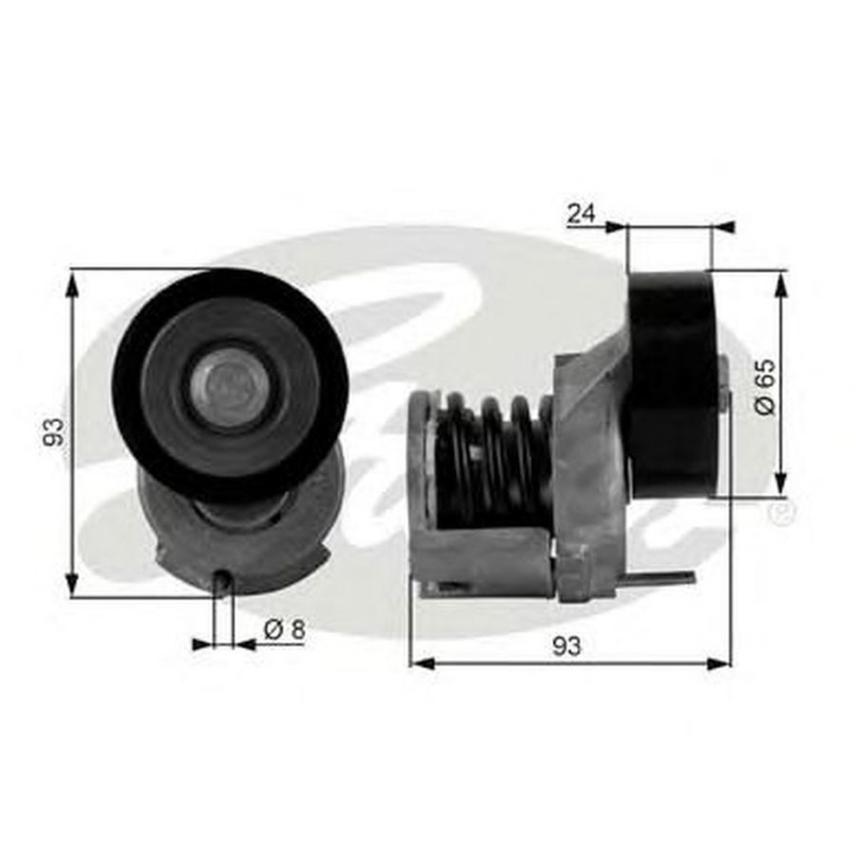 Rola Intinzator curea VW POLO 6R 6C GATES T38439