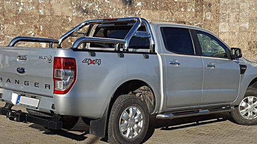 Rollbar inox cu rail Ford Ranger T7 2016