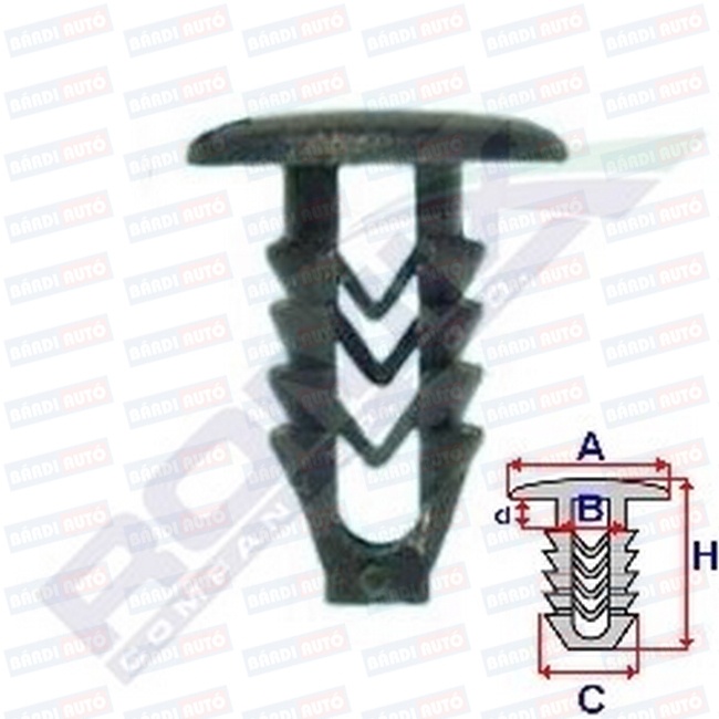 ROMIX Elemente de fixare ALFA ROMEO / FIAT LANCIA