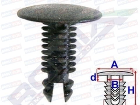 ROMIX Elemente de fixare ALFA ROMEO / FIAT / LANCIA / PEUGEOT 106