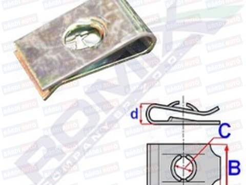 ROMIX Elemente de fixare BMW / FORD FIESTA / FORD KA