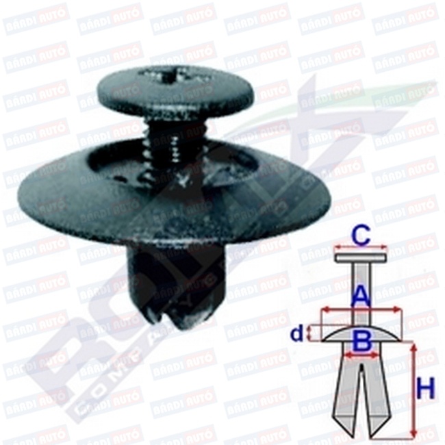 ROMIX Elemente de fixare HONDA ACCORD / MAZDA XEDOS