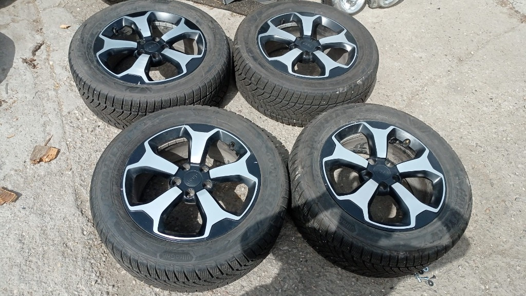 Roti aliaj cu cauciucuri de iarna jeep compass jeep renegade 235/55/R17 model 2021