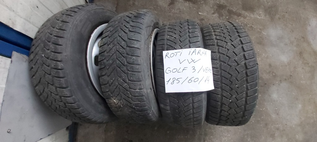 Roti iarna Set roti 185 / 60 / R14 VW Ve