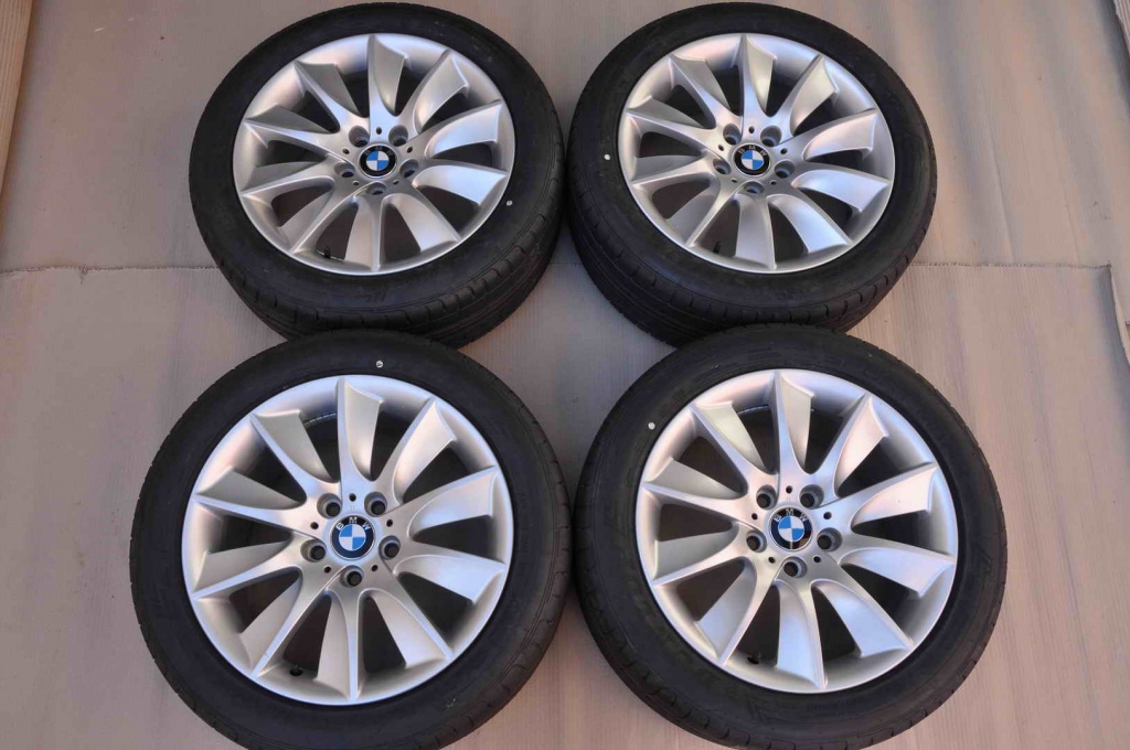 Roti Vara 18 inch Originale BMW Seria 5 6 F10 F11 F12 F13 Dunlop 245/45 R18 fata si 275/40 R18 spate