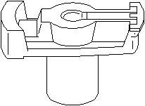 Rotor distribuitor VW ATLANTIC I (16), AUDI 4000 (