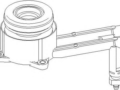 Rulment de presiune, ambreiaj FORD KA (RB_), FORD IKON V (JH_, JD_), FORD FUSION (JU_) - TOPRAN 304 152