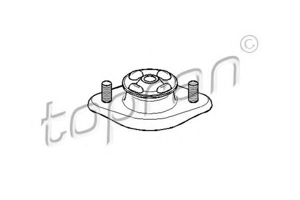 Rulment flansa amortizor BMW 3 Cabriolet E36 TOPRAN 500052