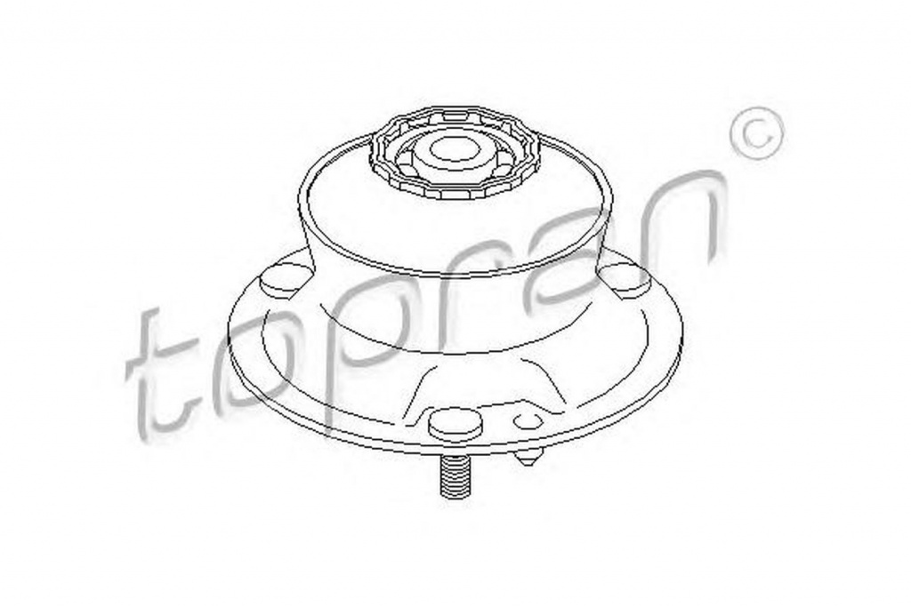 Rulment flansa amortizor BMW X1 E84 TOPRAN 500835