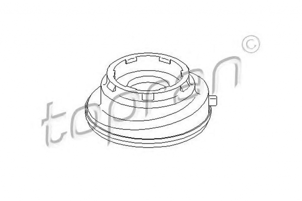 Rulment flansa amortizor FORD FOCUS II DA TOPRAN 304043