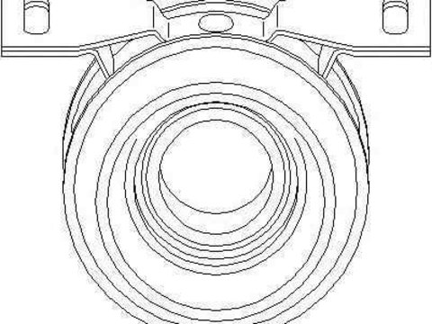 Rulment intermediar cardan FORD TRANSIT caroserie (E_ _) TOPRAN 304 072