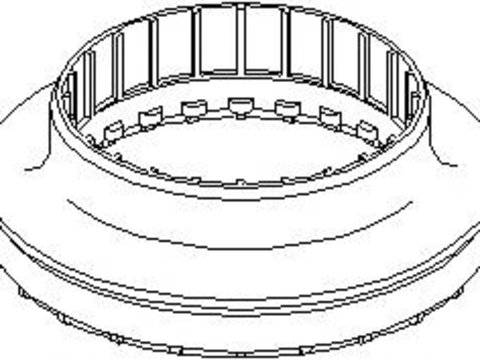 Rulment sarcina amortizor OPEL VECTRA C, OPEL VECTRA C GTS, OPEL SIGNUM - TOPRAN 206 450