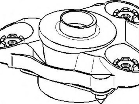 Rulment sarcina suport arc Citroen RELAY bus, Citroen RELAY Van, Citroen RELAY platou / sasiu - TOPRAN 722 813