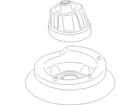 Rulment sarcina suport arc MERCEDES-BENZ C-CLASS limuzina (W203), MERCEDES-BENZ C-CLASS Sportscoupe (CL203), MERCEDES-BENZ C-CLASS T-Model (S203) - TO