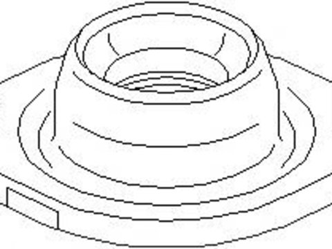 Rulment sarcina suport arc PEUGEOT 106 (1A, 1C), Citroen AX (ZA-_) - TOPRAN 721 204