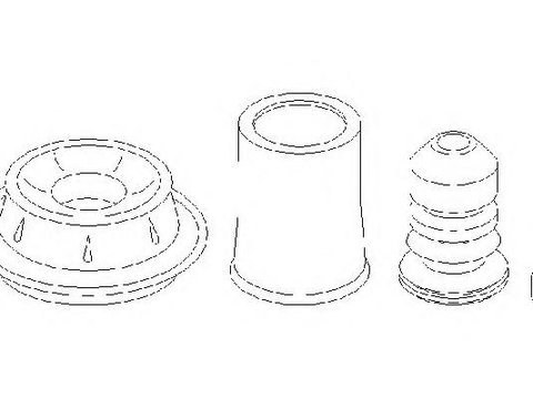 Rulment sarcina suport arc SEAT CORDOBA limuzina (6K1, 6K2), SEAT TOLEDO (1L), VW GOLF Mk II (19E, 1G1) - TOPRAN 108 556