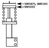 Rulment sarcina suport arc VOLVO V70 II (SW) (2000 - 2007) KYB SM1022 piesa NOUA