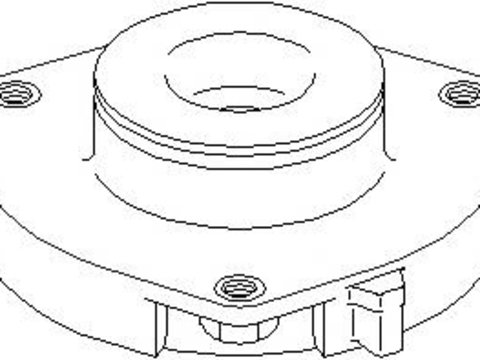 Rulment sarcina suport arc VW TOURAN (1T1, 1T2), AUDI A3 (8P1), VW RABBIT V (1K1) - TOPRAN 110 070