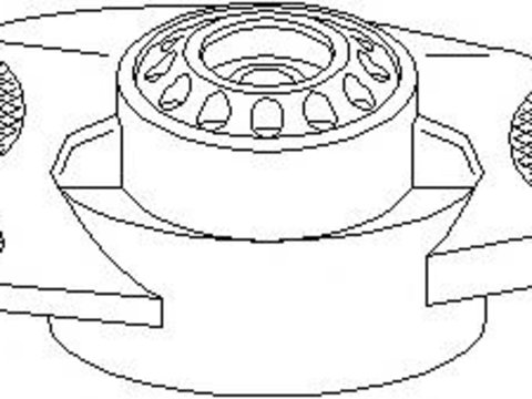 Rulment sarcina suport arc VW TOURAN (1T1, 1T2), SKODA LAURA (1Z3), SKODA OCTAVIA Combi (1Z5) - TOPRAN 110 148