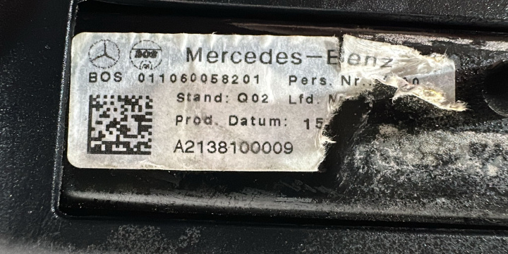 Rulou portbagaj Cod: 2138100009 Mercedes
