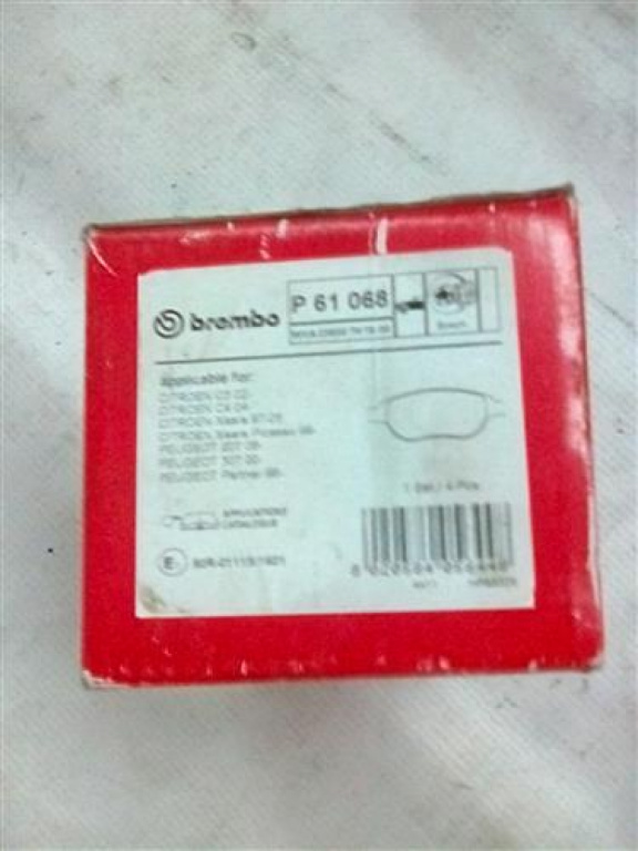 Saboti frana fata Peugeot 307 / 207 / Citroen C3 / C4