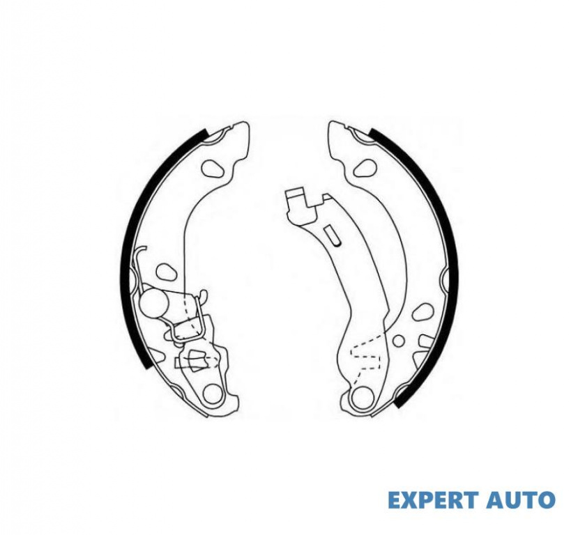 Saboti frana Fiat 500 C (312) 2009-2016 #8 011042120994